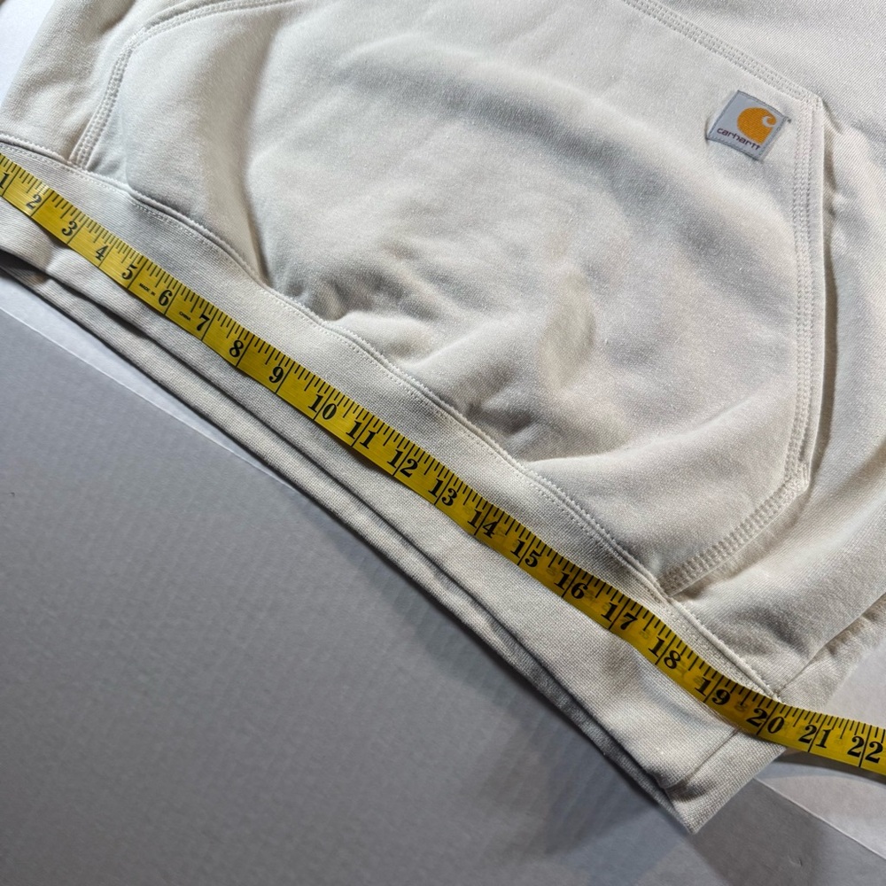 Carhartt Men's Off-White Hoodie - Picture 9 of 16